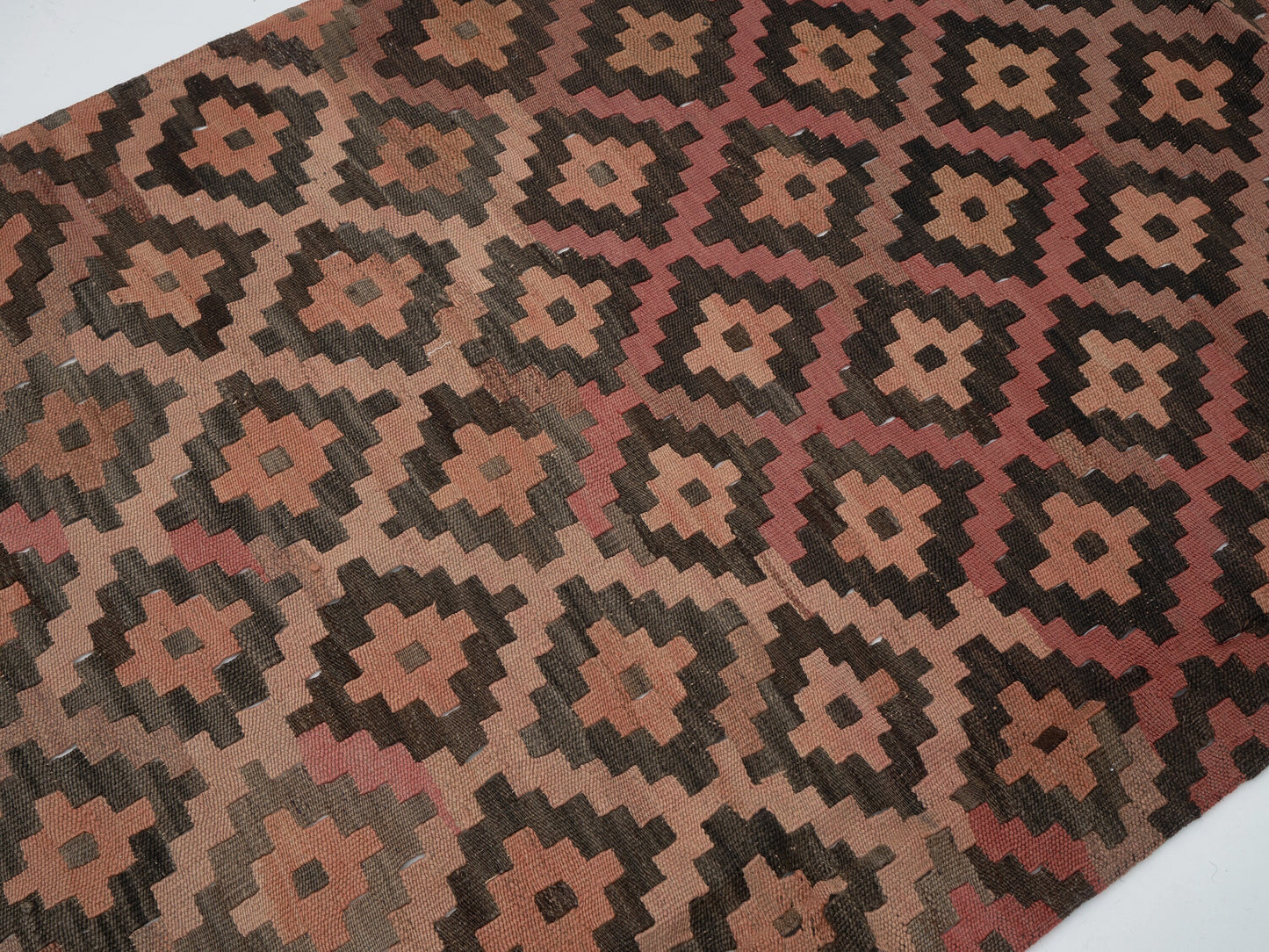 Oushak Runner, Kilim Runner Rug, Turkish Runner, Handmade Runner Rug, Vintage Runner, Long Runner, Hallway Runner, Runner Rug 3x13, 11435