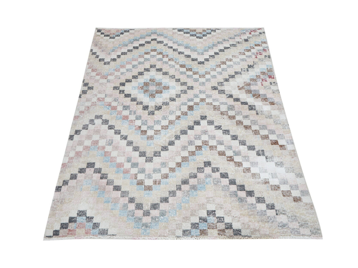 Rug 3x6, Turkish Rug, Area Rug, Vintage Rug, Oushak Rug, Handmade Rug, Neutral Rug, Contemporary Decor, Carpet Rug, Vintage Carpet, 12438