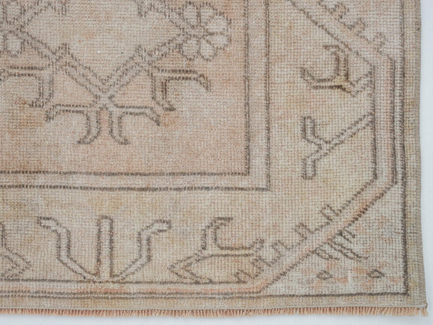 Oushak Rug, Area Rug, Handmade Rug, Turkish Rug, Vintage Rug, Scandinavian Rug, Beige Rug, Turkey Rug, Living Room Rug, Rug 3x4, 12431