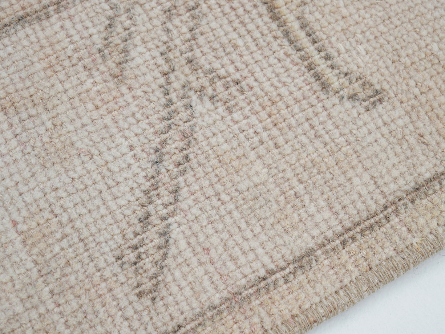 Oushak Rug, Area Rug, Handmade Rug, Turkish Rug, Vintage Rug, Scandinavian Rug, Beige Rug, Turkey Rug, Living Room Rug, Rug 3x4, 12431