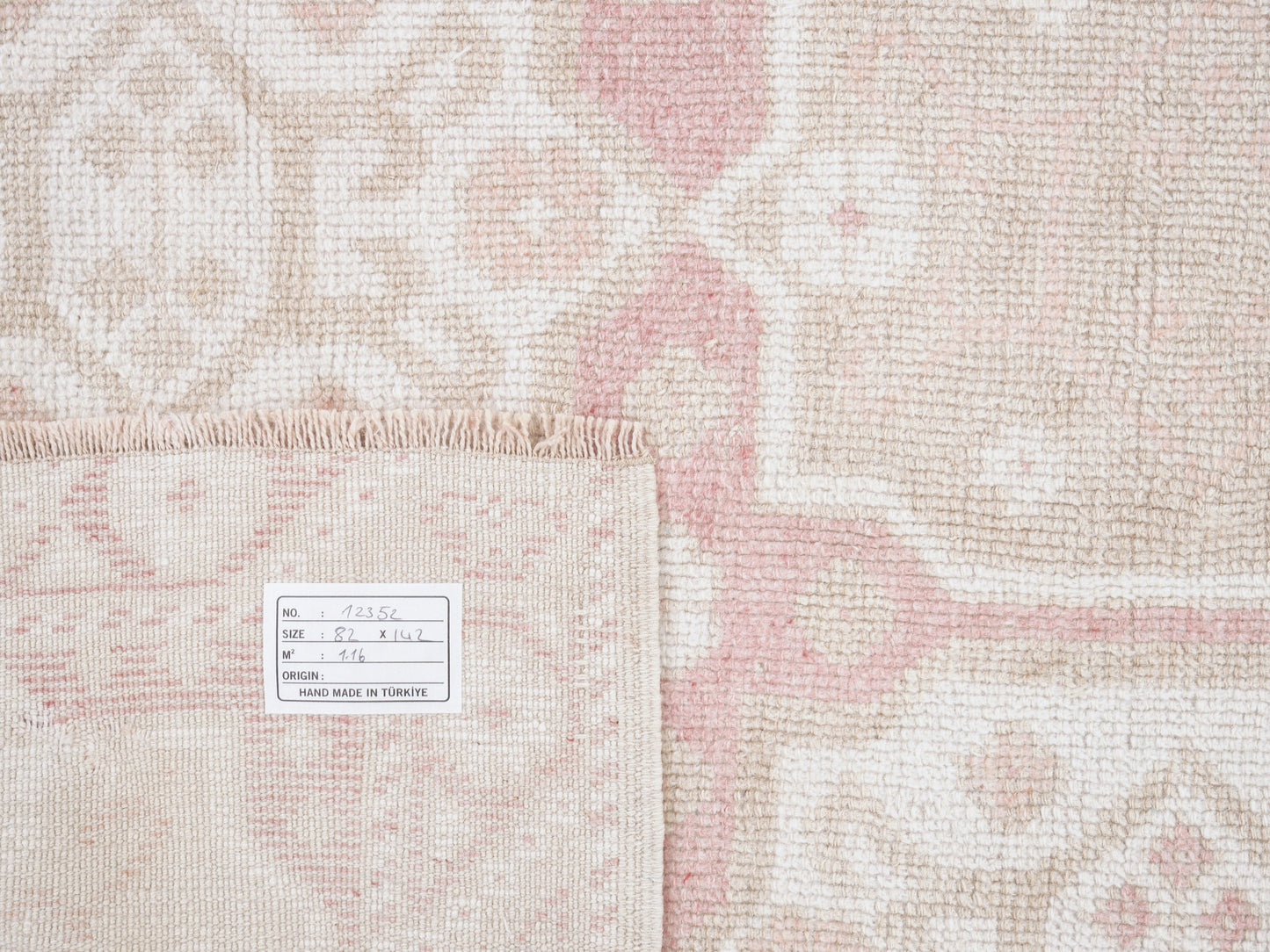 Handmade Area Rug, Turkish Vintage Oushak Rug, Neutral Floor Rug,Living Room Rug, Contemporary Decor, Turkey Rug, Carpet Rug, Rug 3x5, 12352