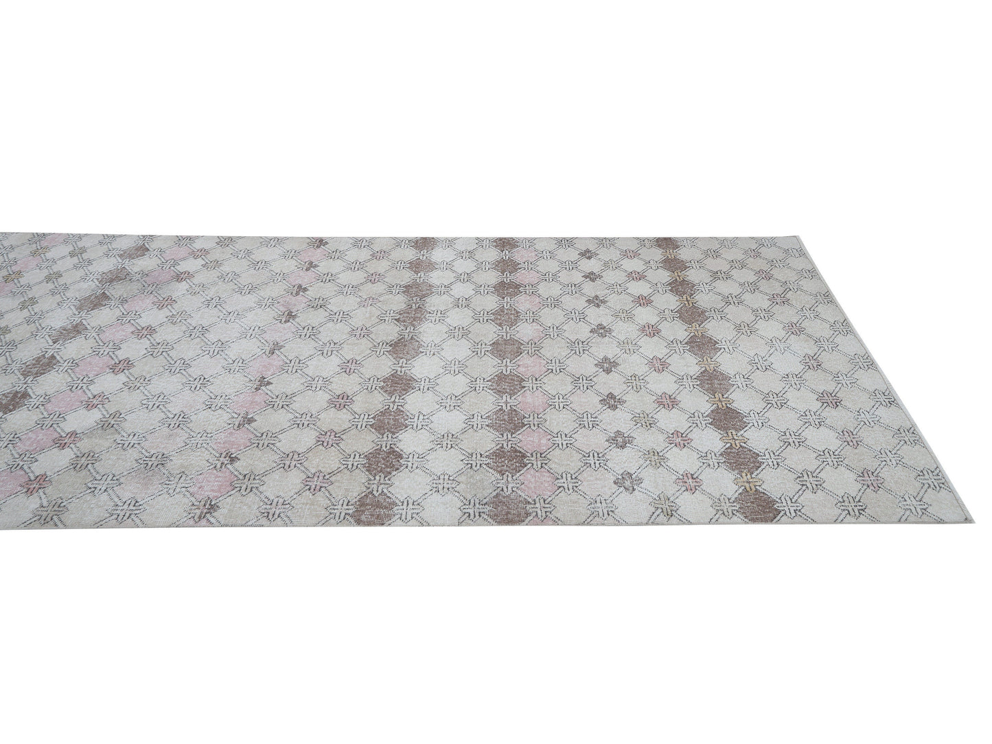 Vintage Rug, Handmade Rug, Turkish Rug, Oushak Rug, Area Rug, Neutral Rug, Office Rug, Contemporary Decor, Turkish Carpet, Rug 5x10, 12406