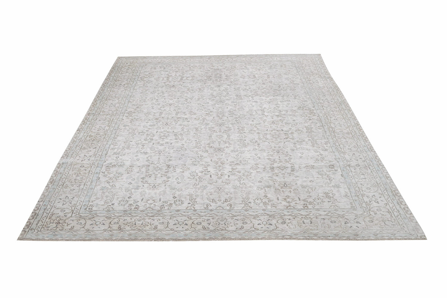 Vintage Handmade Area Rug, Turkish Oushak Antique Rug, Neutral Floor Rug, Anatolia Rustic Rug,Living Room Rug, Primitive Rug, Rug 6x9, 12357