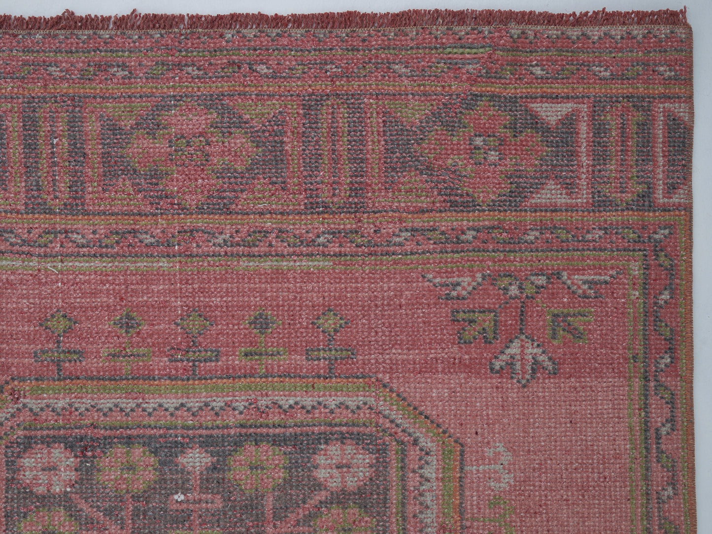 Turkish Runner, Vintage Runner, Oushak Runner, Handmade Runner Rug, Carpet Runner, Long Runner, Hallway Runner, Runner Rug 3x12, 12417
