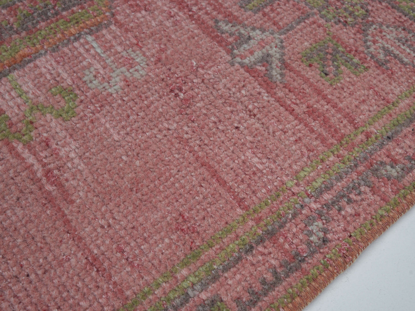Turkish Runner, Vintage Runner, Oushak Runner, Handmade Runner Rug, Carpet Runner, Long Runner, Hallway Runner, Runner Rug 3x12, 12417