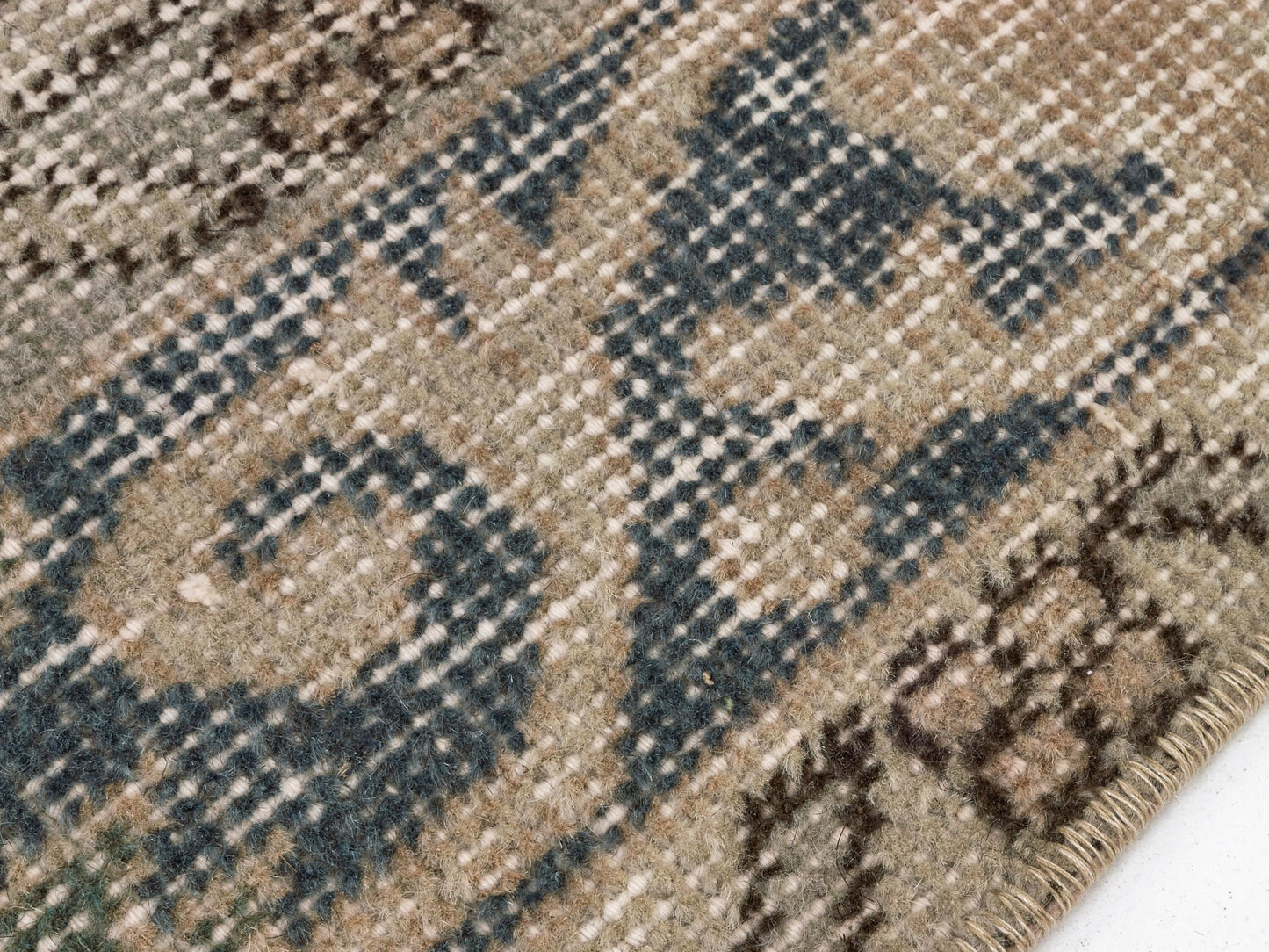 4x7 Small Area Rug , Old Wool Vintage Rug , Anatolia Handmade Oushak Rug , Turkish Rug 4x7, Neutral Rug, Rug Entryway , 8727