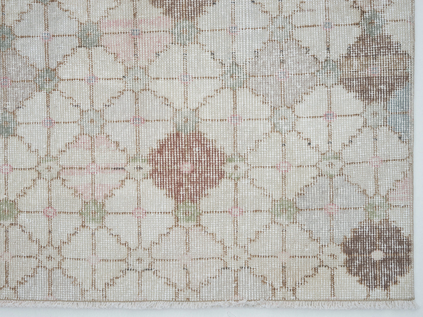 Oushak Rug, Area Rug, Vintage Rug, Handmade Rug, Turkish Rug, Neutral Rug, Living Room Rug, Turkish Carpet, Carpet Rug, Rug 3x6, 12422
