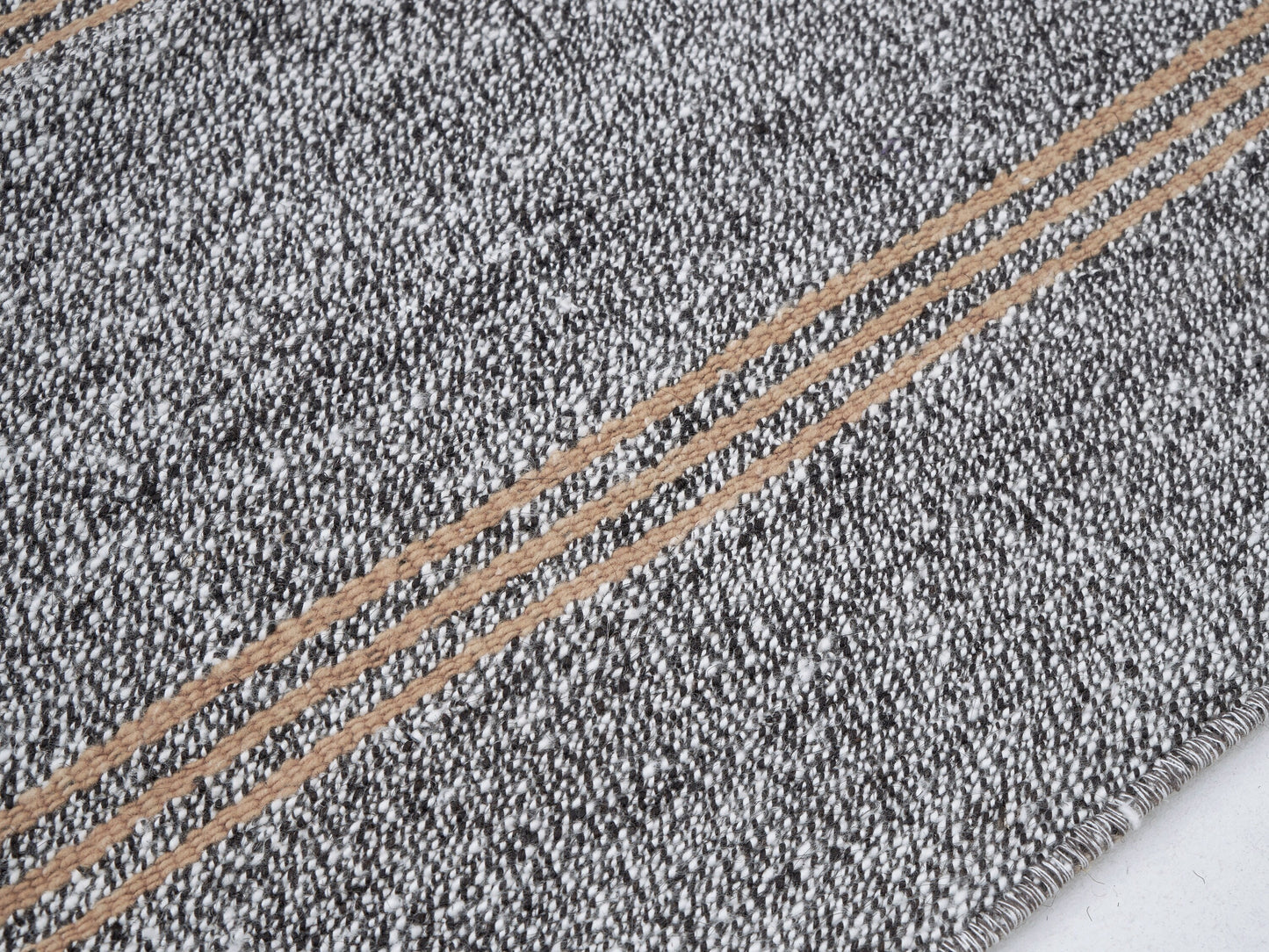 Handmade Area Kilim Rug, Turkish Striped Kilim Rug, Vintage Faded Kilim Rug, Office Rug, Contemporary Decor, Gray Rug, Kilim Rug 6x7, 12188
