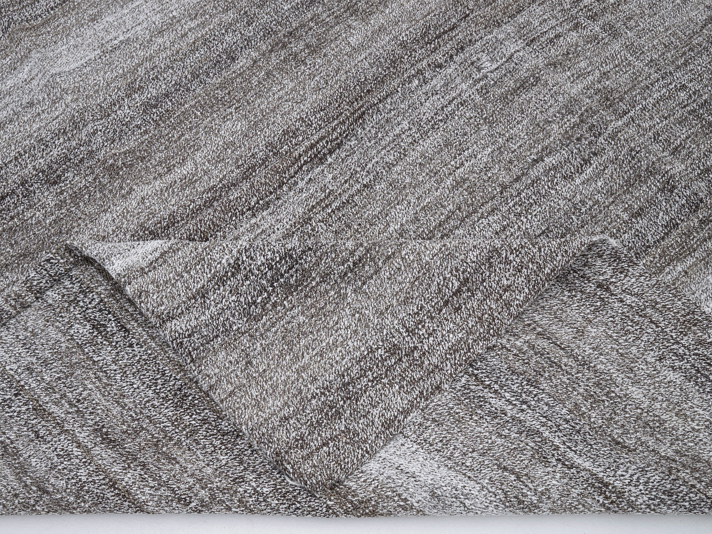 Turkish Handmade Area Kilim Rug, Neutral Muted Rug, Vintage Faded Kilim Rug, Office Rug, Gray Rug, Coastal Decor, Kilim Rug 5x7, 12199