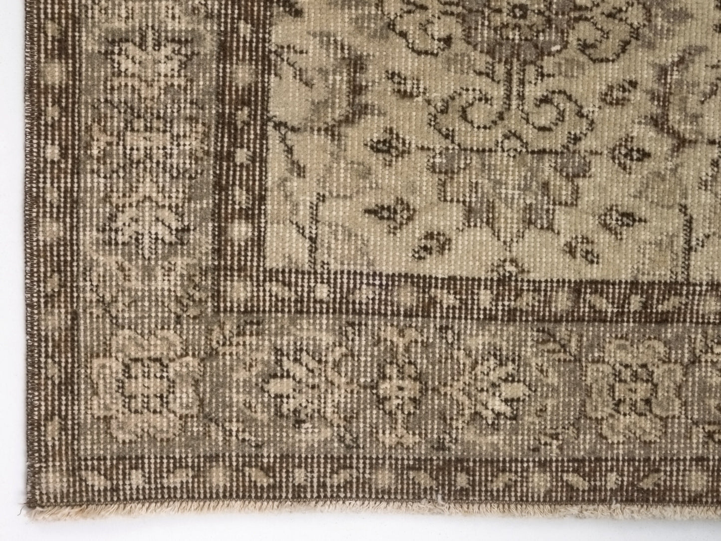 4x7 Turkish rug, Faded Rug, Area Rug, Turkey rug, Oushak Rug, Neutral rug, Boho Rug, Handmade rug, Area rug, Wool Rug, Anatolian Rug, 9665