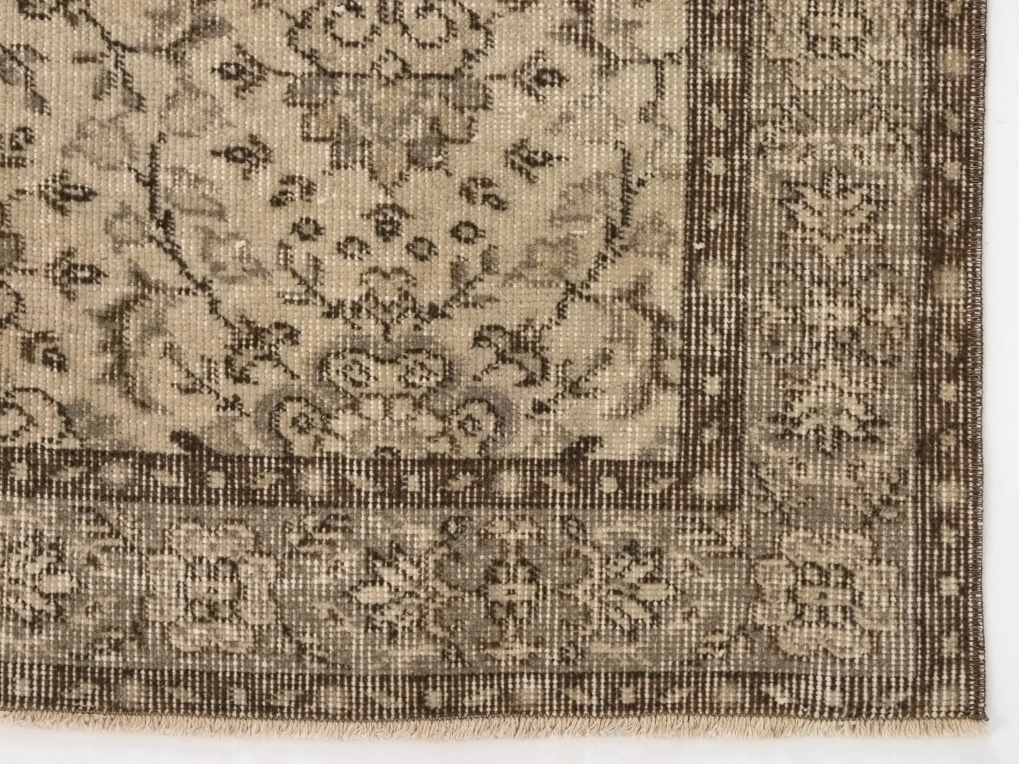4x7 Turkish rug, Faded Rug, Area Rug, Turkey rug, Oushak Rug, Neutral rug, Boho Rug, Handmade rug, Area rug, Wool Rug, Anatolian Rug, 9665