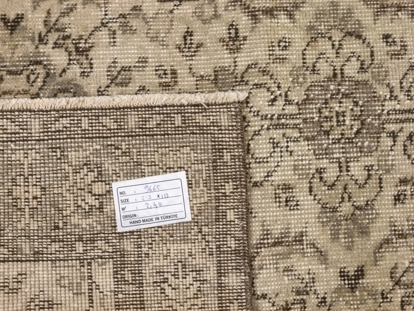4x7 Turkish rug, Faded Rug, Area Rug, Turkey rug, Oushak Rug, Neutral rug, Boho Rug, Handmade rug, Area rug, Wool Rug, Anatolian Rug, 9665