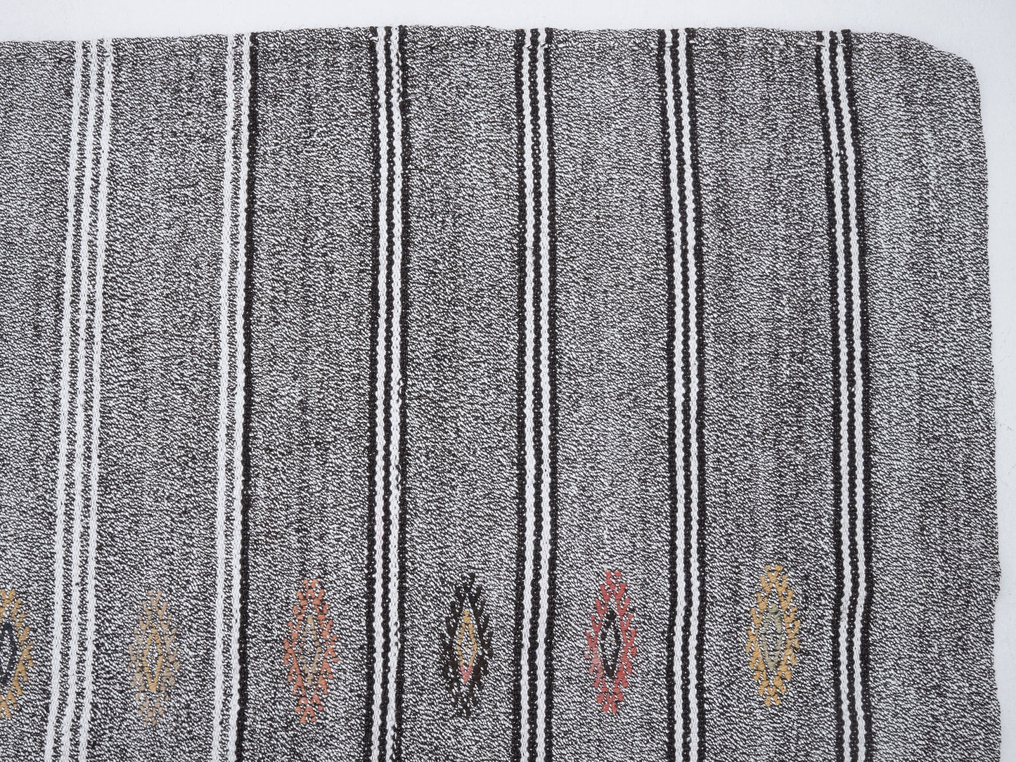 Handmade Kilim Rug, Vintage Kilim Rug, Turkish Kilim Rug, Area Kilim Rug, Gray Rug, Coastal Decor, Kid Room Rug, Rug Kilim 6x7, 12202