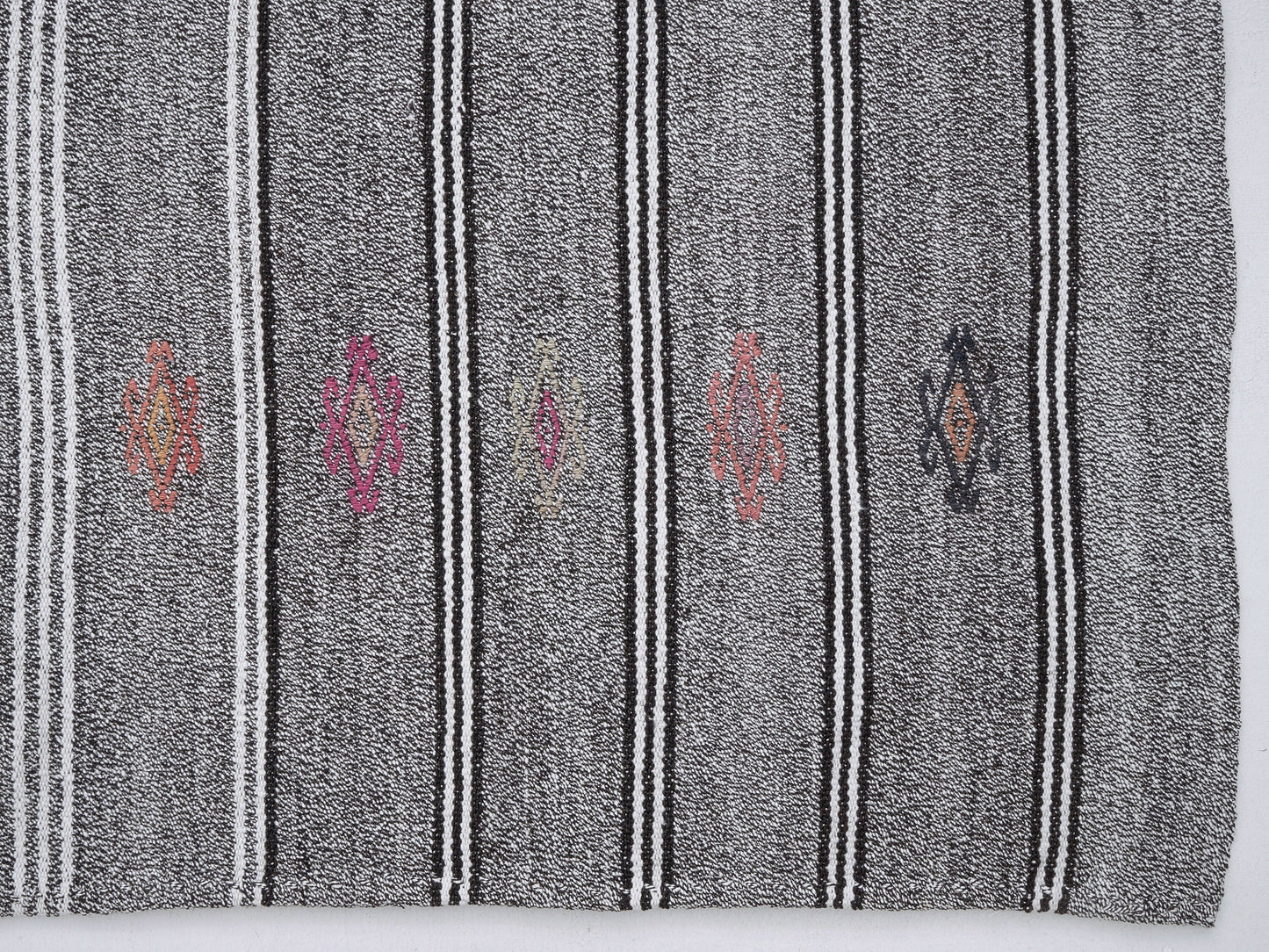 Handmade Kilim Rug, Vintage Kilim Rug, Turkish Kilim Rug, Area Kilim Rug, Gray Rug, Coastal Decor, Kid Room Rug, Rug Kilim 6x7, 12202