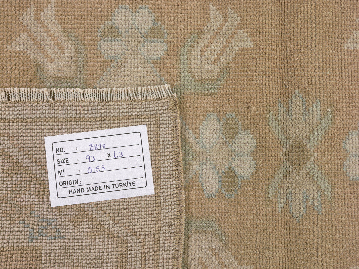 Vintage Neutral Oushak Rug ,Small Vintage Rug 2x3, Anatolian Turkish Rug , Faded Handmade Rug , Door mat Carpet Rug ,Small Area Rug,8898