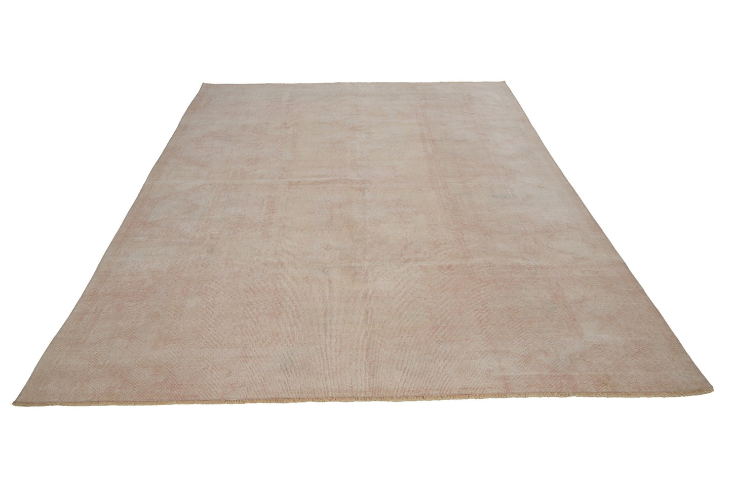 Beige Oushak Area Rug , 7x10 Oushak Vintage Turkish rug ,Scandinavian Rug, Living room rug, Turkish Rug Beige, 7433