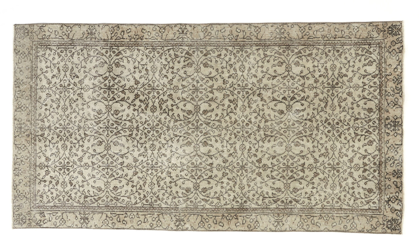 4x7 Area Rug , Vintage Turkish Handmade Rug ,Anatolia Oushak Rug, Bedroom Rug, Neutral Rug ,Unique Rug, Carpet rug, 9633