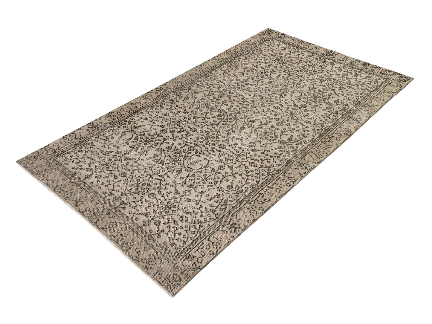 4x7 Area Rug , Vintage Turkish Handmade Rug ,Anatolia Oushak Rug, Bedroom Rug, Neutral Rug ,Unique Rug, Carpet rug, 9633