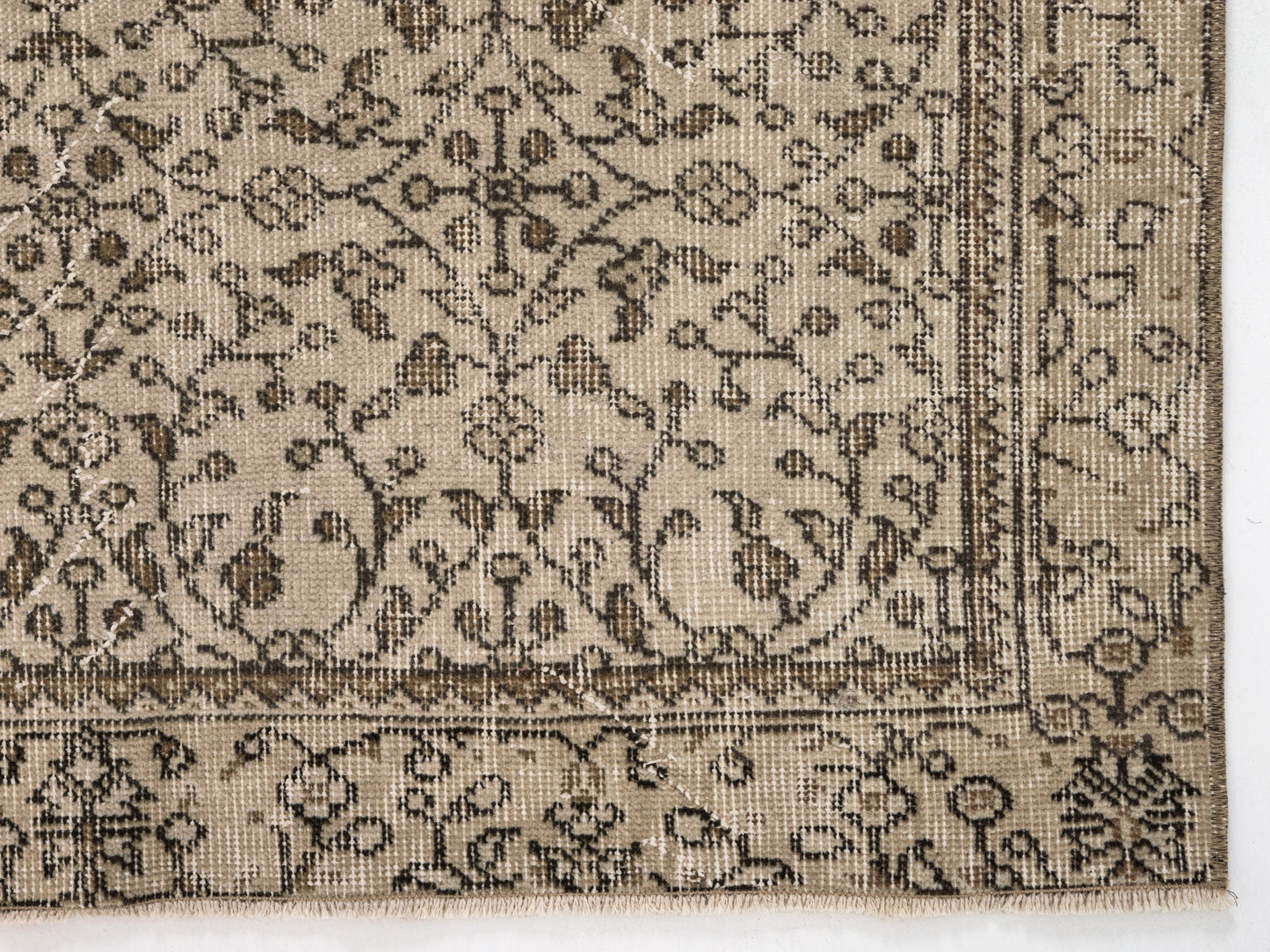 4x7 Area Rug , Vintage Turkish Handmade Rug ,Anatolia Oushak Rug, Bedroom Rug, Neutral Rug ,Unique Rug, Carpet rug, 9633