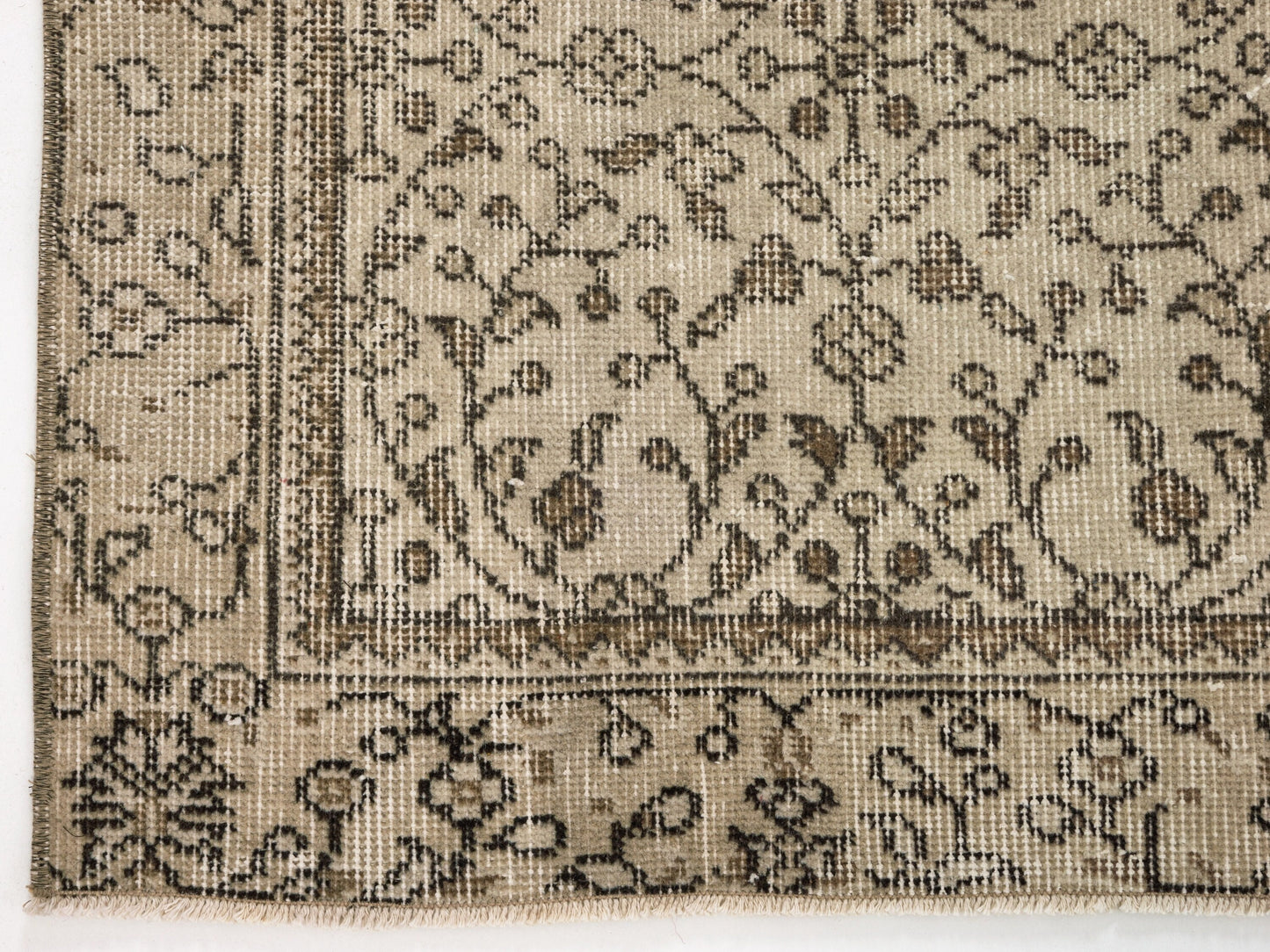 4x7 Area Rug , Vintage Turkish Handmade Rug ,Anatolia Oushak Rug, Bedroom Rug, Neutral Rug ,Unique Rug, Carpet rug, 9633