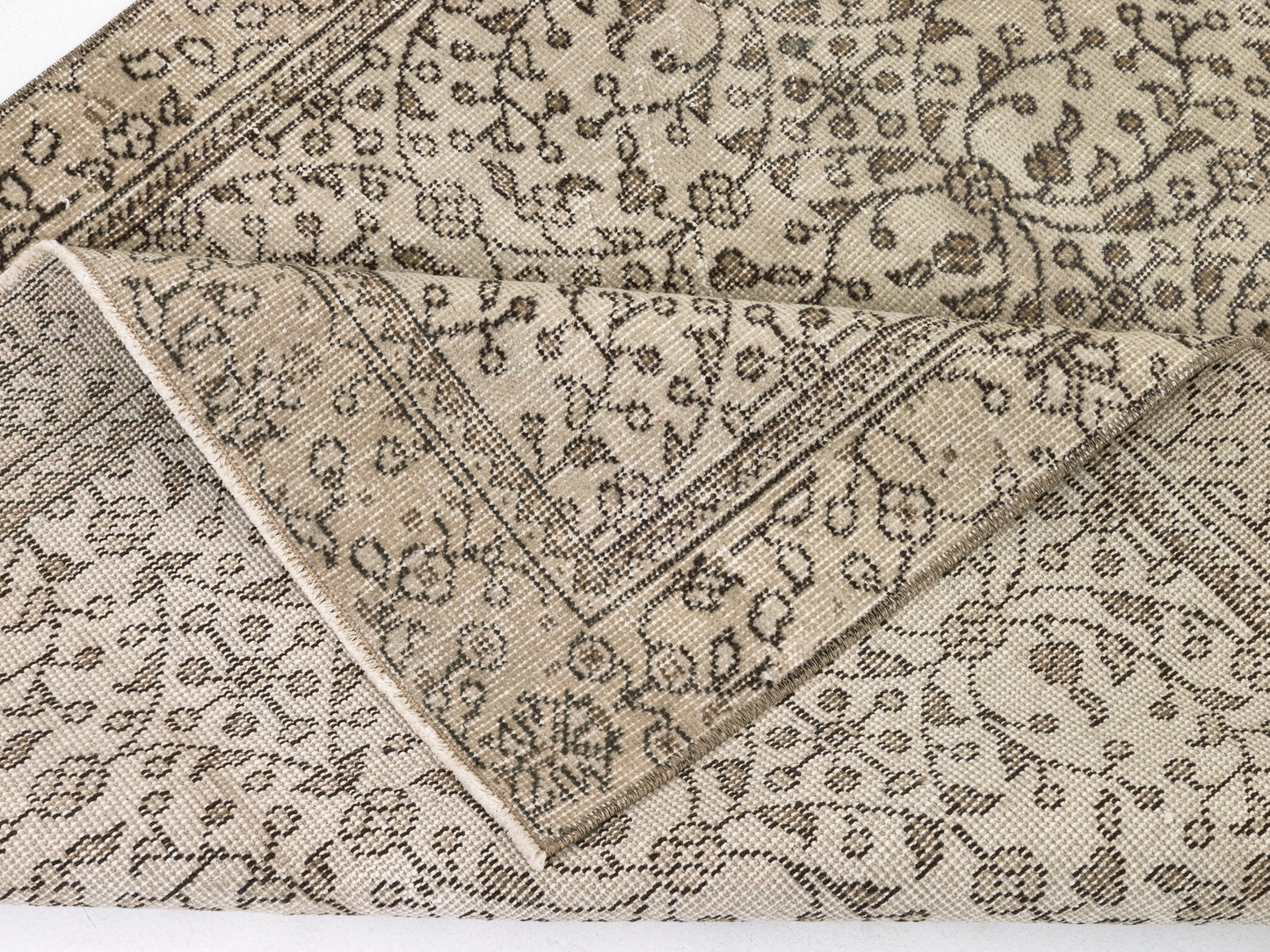 4x7 Area Rug , Vintage Turkish Handmade Rug ,Anatolia Oushak Rug, Bedroom Rug, Neutral Rug ,Unique Rug, Carpet rug, 9633