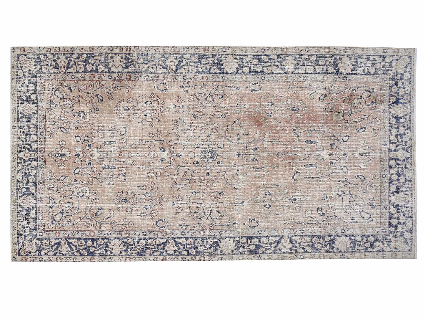Vintage Rug, Handmade Rug, Area Rug, Turkish Rug, Oushak Rug, Turkey Rug, Neutral Rug, Office Rug, Carpet Rug, Primitive Rug, Rug 4x8, 12386