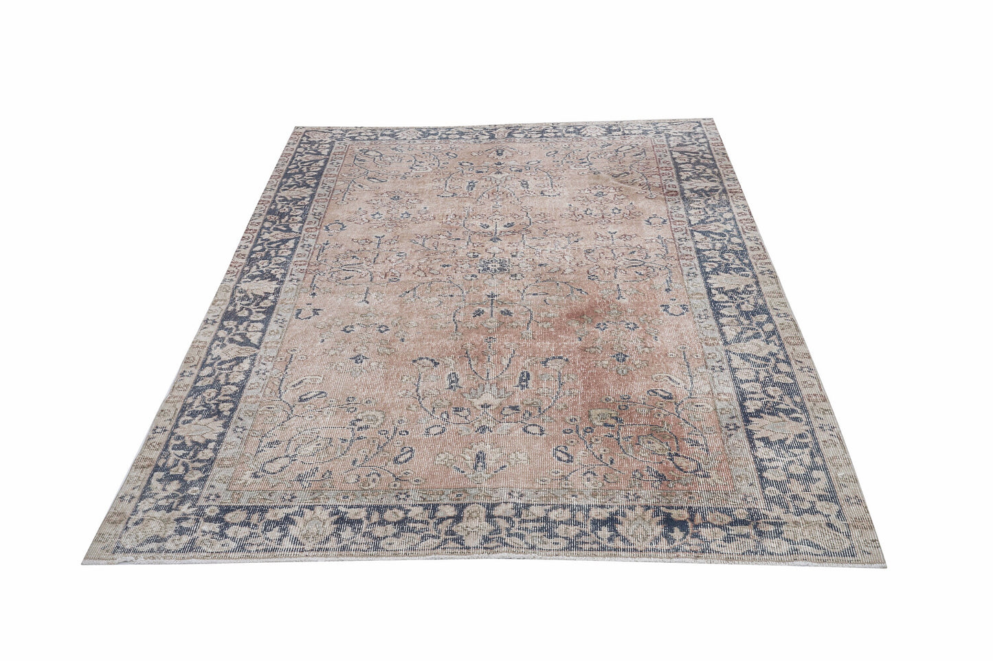 Vintage Rug, Handmade Rug, Area Rug, Turkish Rug, Oushak Rug, Turkey Rug, Neutral Rug, Office Rug, Carpet Rug, Primitive Rug, Rug 4x8, 12386