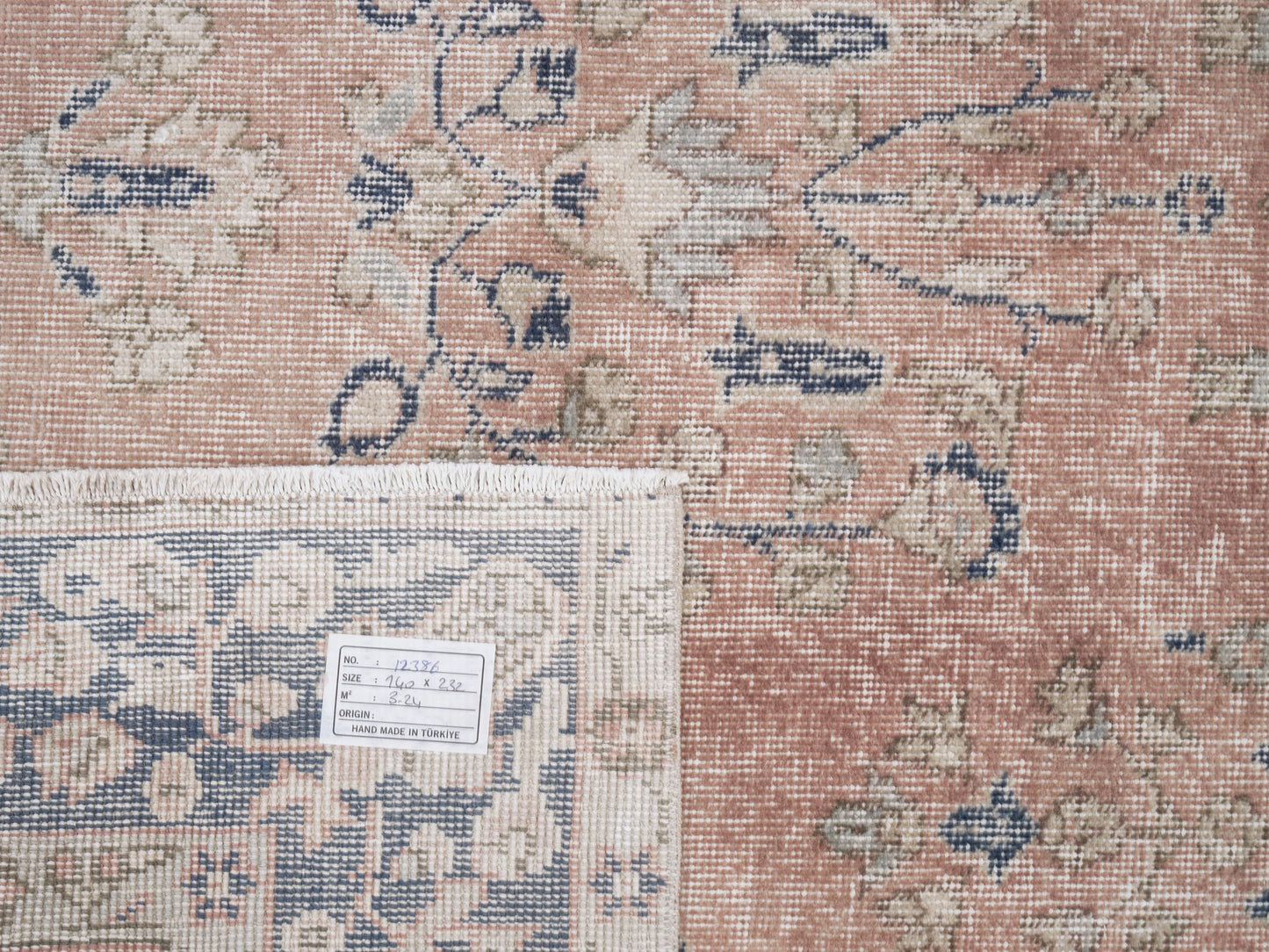 Vintage Rug, Handmade Rug, Area Rug, Turkish Rug, Oushak Rug, Turkey Rug, Neutral Rug, Office Rug, Carpet Rug, Primitive Rug, Rug 4x8, 12386