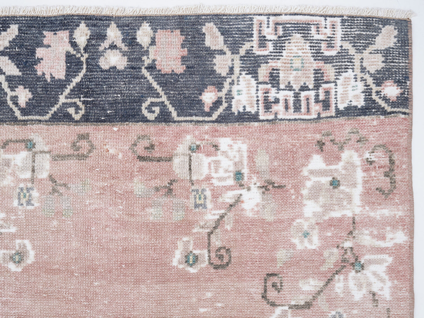 Turkish Runner, Oushak Runner, Vintage Runner, Hallway Runner, Carpet Runner, Runner Rug 3x12, Bohemian Rug,Long Runner, Floor Runner, 12481