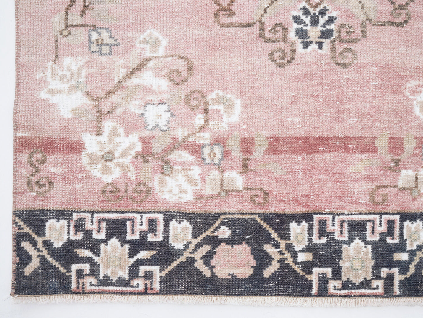 Turkish Runner, Oushak Runner, Vintage Runner, Hallway Runner, Carpet Runner, Runner Rug 3x12, Bohemian Rug,Long Runner, Floor Runner, 12481