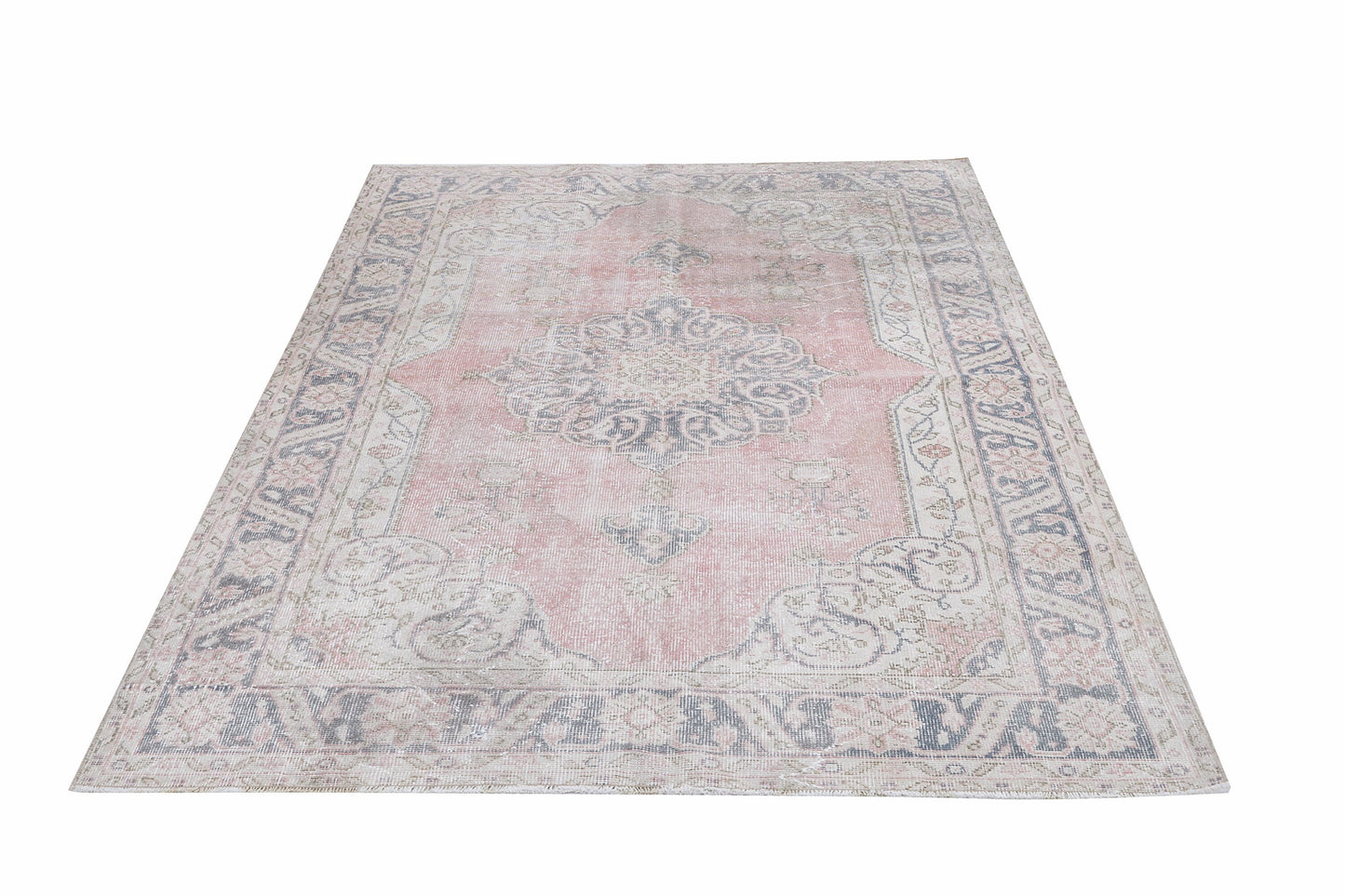 Handmade Rug, Turkish Rug, Vintage Rug, Oushak Rug, Area Rug, Bedroom Rug, Oushak Carpet,Neutral Rug, Turkey Rug, Rug 5x8, Carpet Rug, 12449