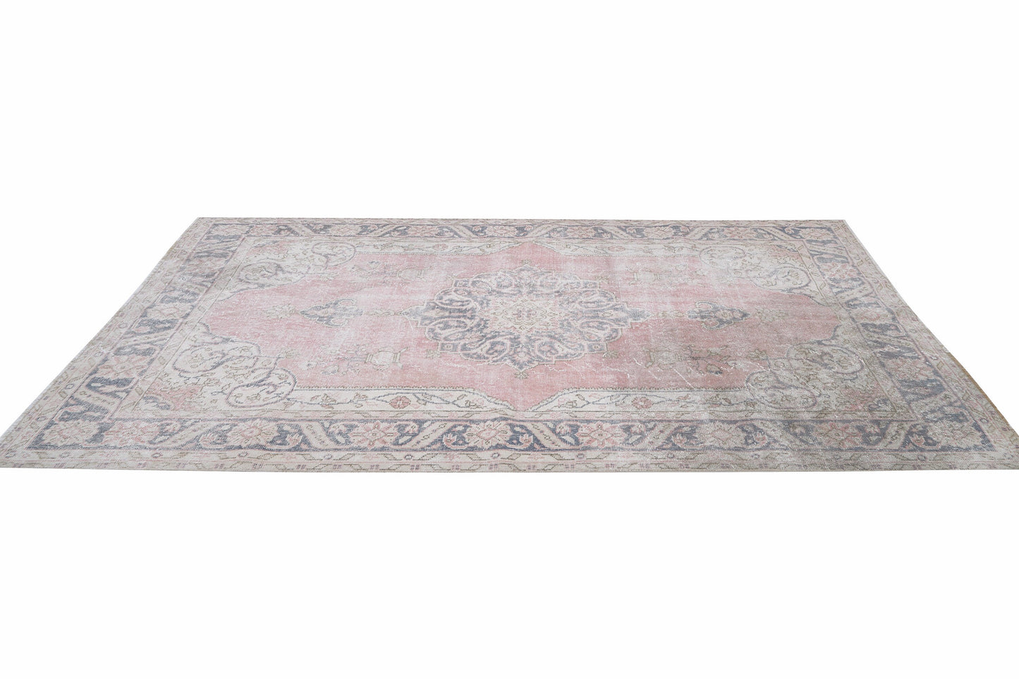 Handmade Rug, Turkish Rug, Vintage Rug, Oushak Rug, Area Rug, Bedroom Rug, Oushak Carpet,Neutral Rug, Turkey Rug, Rug 5x8, Carpet Rug, 12449