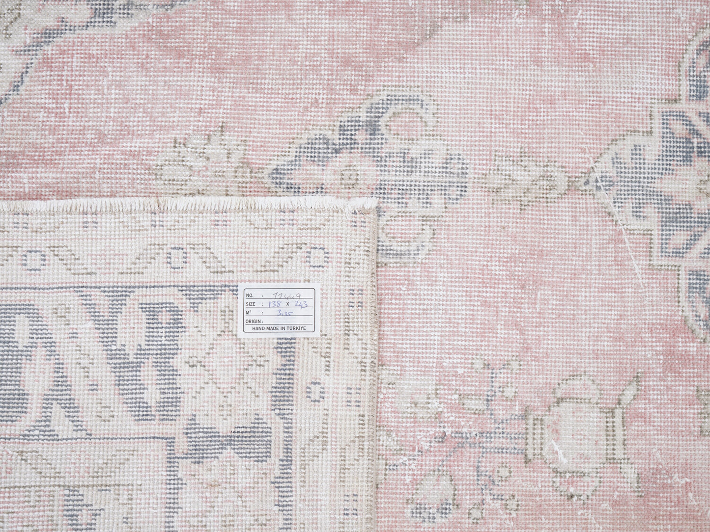 Handmade Rug, Turkish Rug, Vintage Rug, Oushak Rug, Area Rug, Bedroom Rug, Oushak Carpet,Neutral Rug, Turkey Rug, Rug 5x8, Carpet Rug, 12449