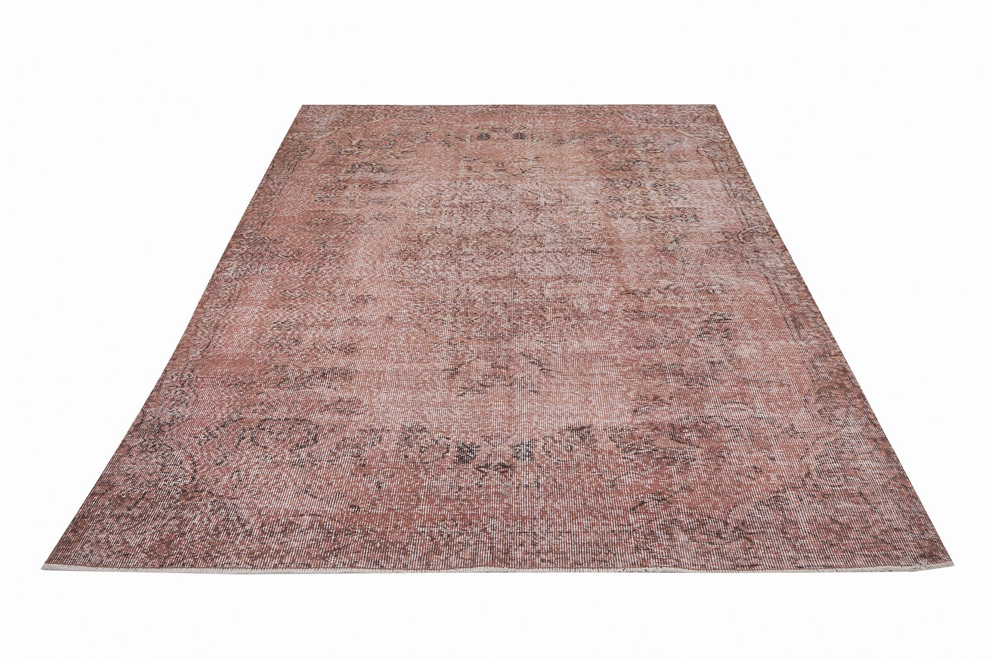 Turkish Vintage Rug, Handmade Oushak Rug, Area Faded Rug, Neutral Antique Rug, Bedroom Rug, Turkey Rug, Oushak Carpet, Rug 6x9, 12509