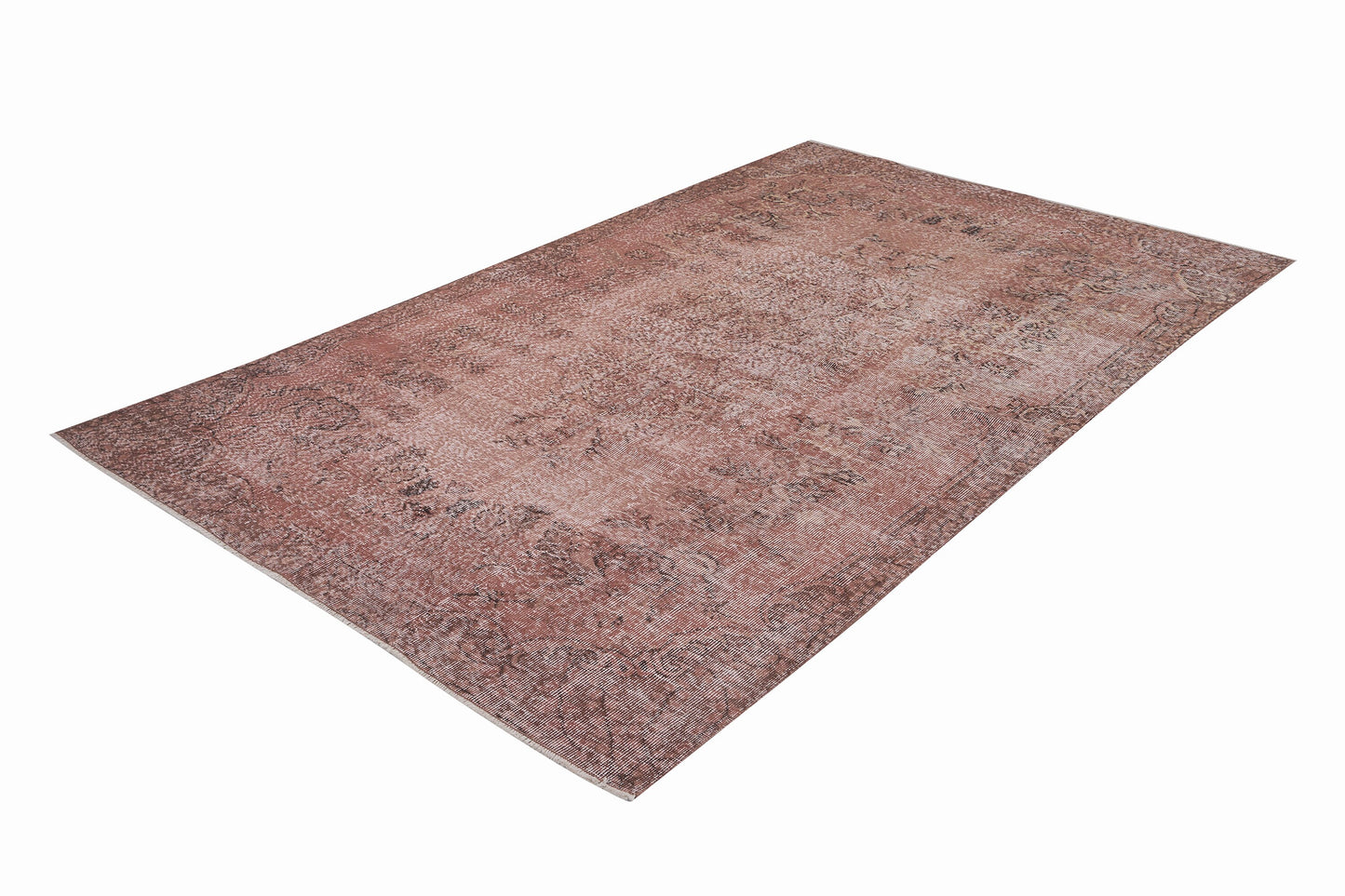 Turkish Vintage Rug, Handmade Oushak Rug, Area Faded Rug, Neutral Antique Rug, Bedroom Rug, Turkey Rug, Oushak Carpet, Rug 6x9, 12509