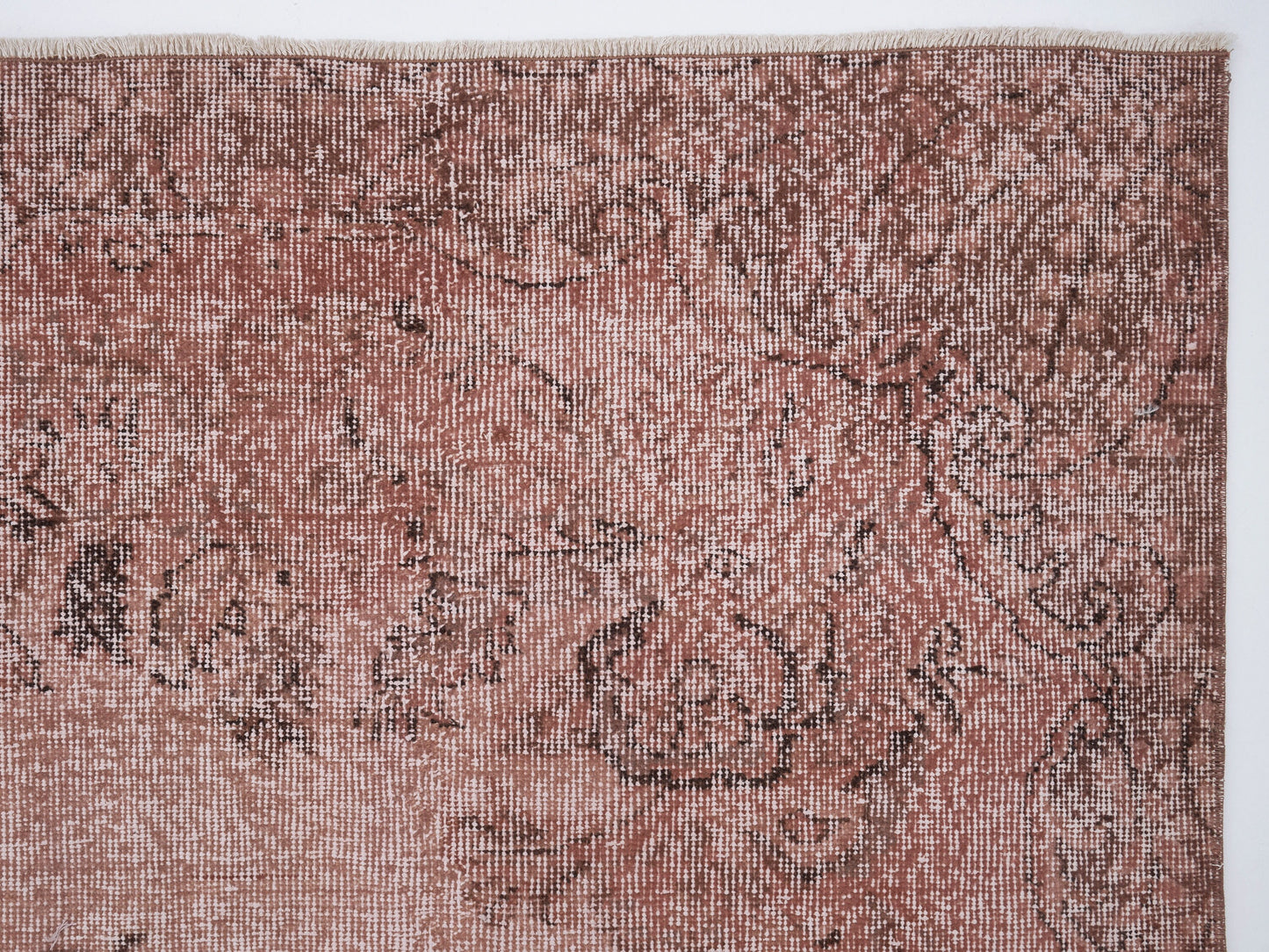 Turkish Vintage Rug, Handmade Oushak Rug, Area Faded Rug, Neutral Antique Rug, Bedroom Rug, Turkey Rug, Oushak Carpet, Rug 6x9, 12509