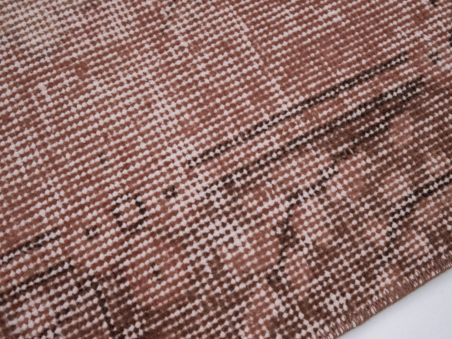 Turkish Vintage Rug, Handmade Oushak Rug, Area Faded Rug, Neutral Antique Rug, Bedroom Rug, Turkey Rug, Oushak Carpet, Rug 6x9, 12509