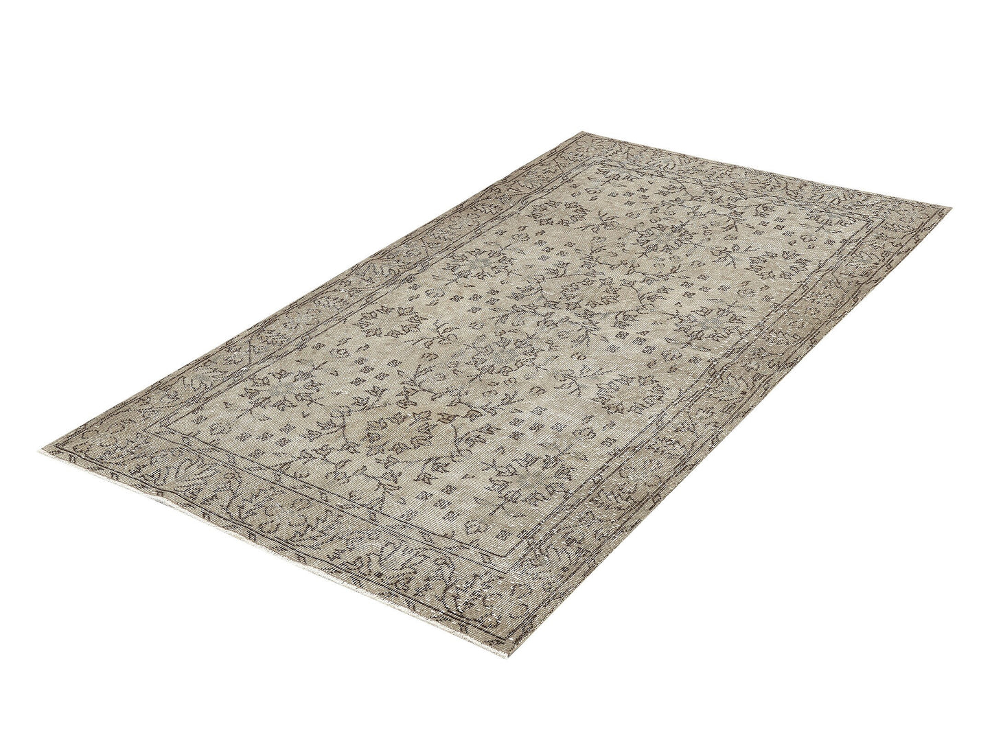 Turkish Vintage Oushak Rug, Handmade Area Antique Rug, Carpet Rug, Rug 4x7, Turkish Carpet, Bedroom Rug, Primitive Rug, Turkey Rug, 12091