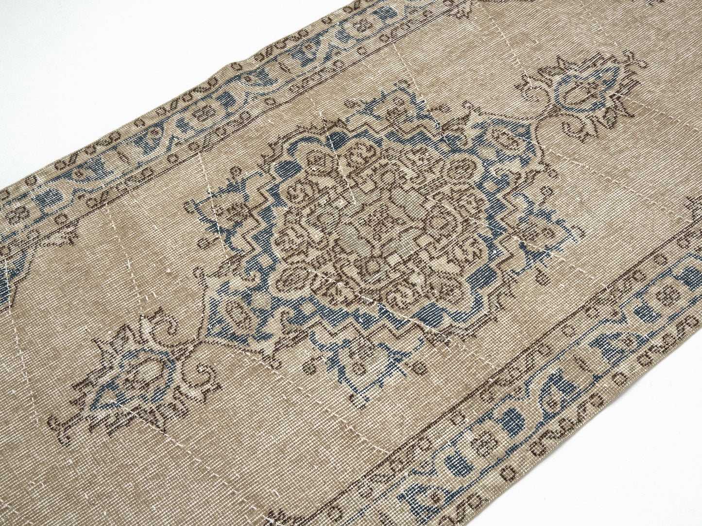 Vintage Handmade Rug, Turkish Oushak Rug, Neutral Area Rug, Kid Room Rug, Vintage Carpet, Contemporary Decor, Turkey Rug, Rug 3x7, 12084