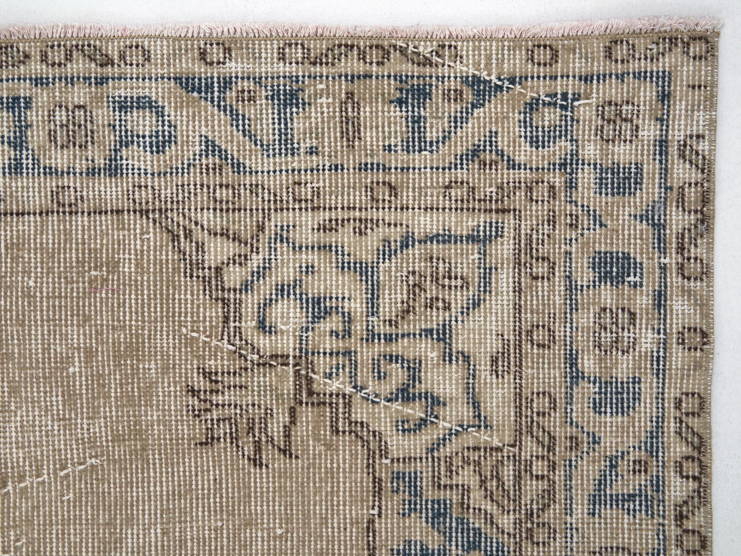 Vintage Handmade Rug, Turkish Oushak Rug, Neutral Area Rug, Kid Room Rug, Vintage Carpet, Contemporary Decor, Turkey Rug, Rug 3x7, 12084