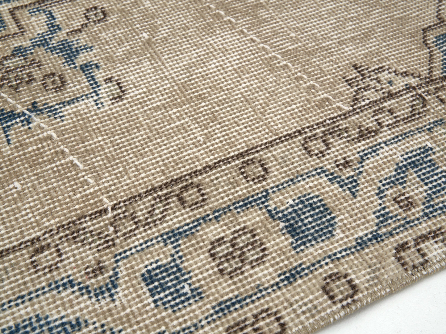 Vintage Handmade Rug, Turkish Oushak Rug, Neutral Area Rug, Kid Room Rug, Vintage Carpet, Contemporary Decor, Turkey Rug, Rug 3x7, 12084