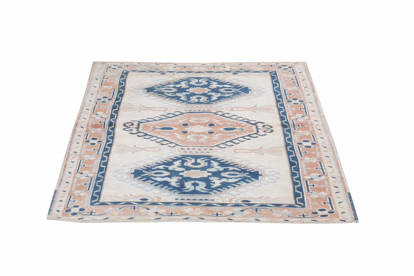 Handmade Area Rug, Turkish Oushak Rug, Vintage Unique Rug, Neutral Floor Rug, Contemporary Decor, Vintage Carpet, Turkey Rug, Rug 3x4, 12286