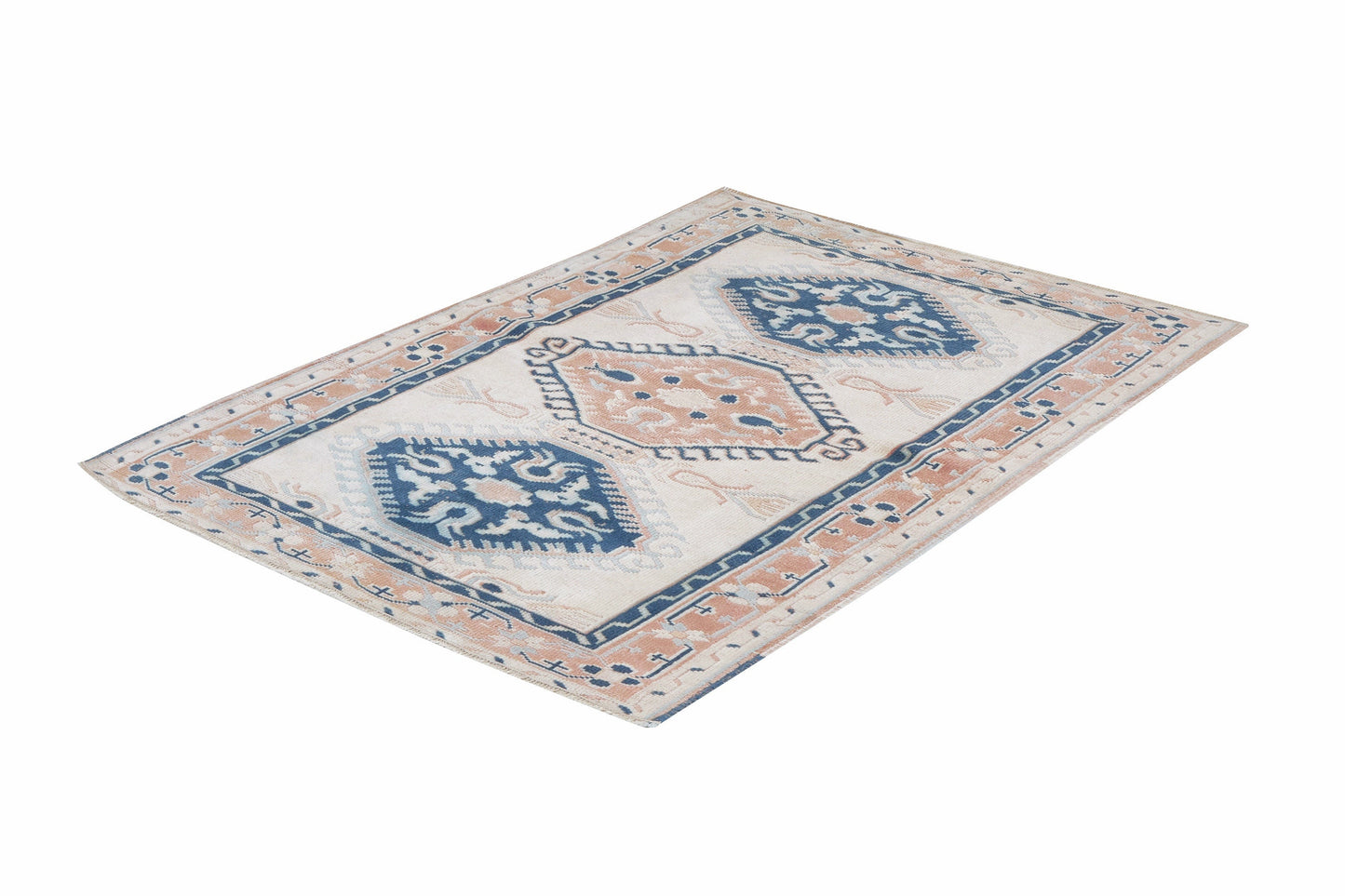 Handmade Area Rug, Turkish Oushak Rug, Vintage Unique Rug, Neutral Floor Rug, Contemporary Decor, Vintage Carpet, Turkey Rug, Rug 3x4, 12286