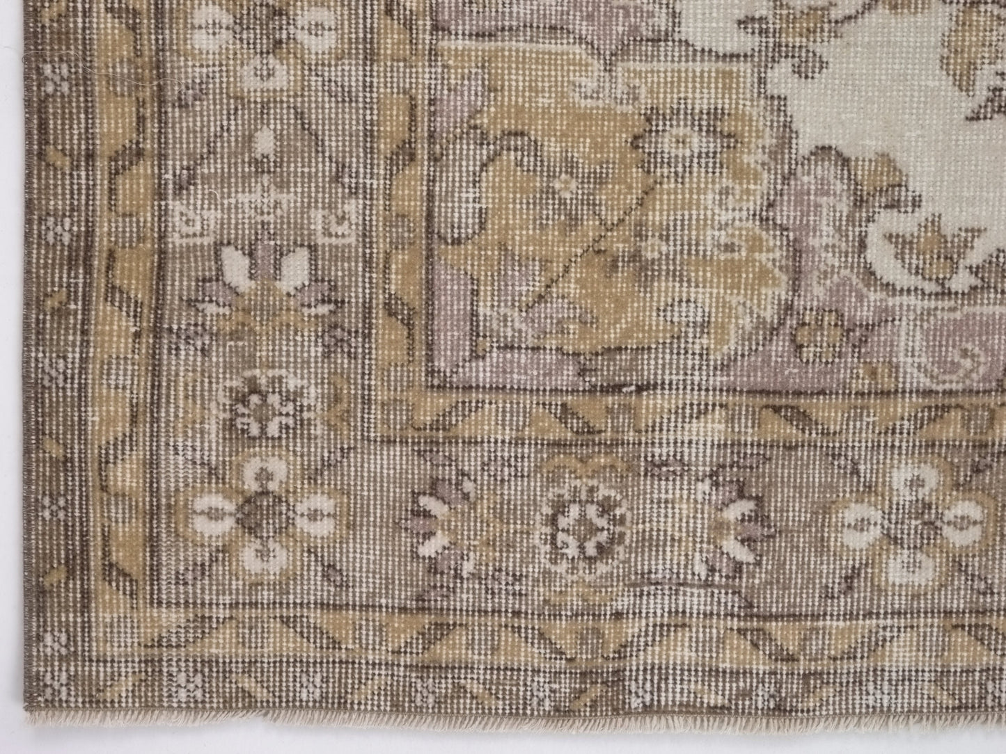 Oushak Carpet, Turkish Rug, Area Neutral Rug, Vintage Rug, Handmade Rug, Living room rug, 6x9 Area rug, Rustic Decor, Entryway rug, 10270