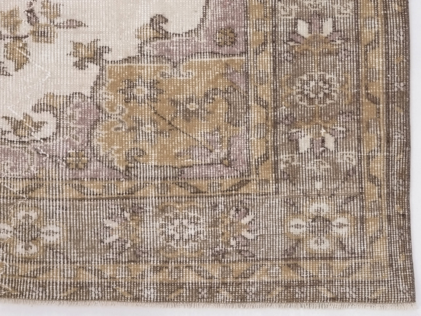 Oushak Carpet, Turkish Rug, Area Neutral Rug, Vintage Rug, Handmade Rug, Living room rug, 6x9 Area rug, Rustic Decor, Entryway rug, 10270