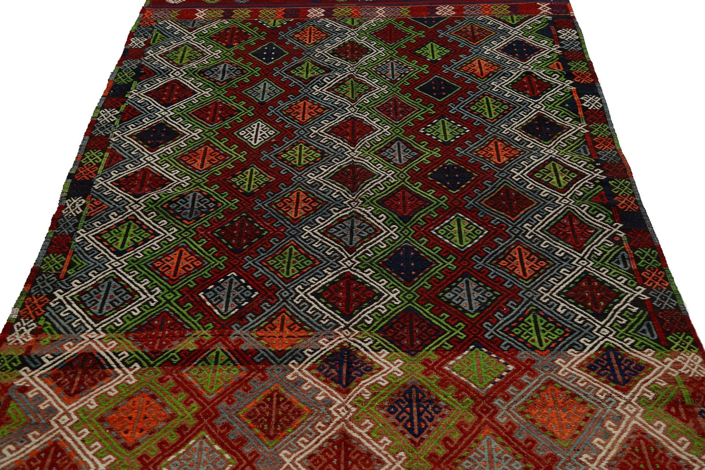 Vintage Turkish Kilim Rug, Area Kilim Rug, Bedroom Rug, Handmade Unique Rug, Primitive Area Rug, Wool Rug, Kilim Rug 5x8, Anatolia Rug, 2876