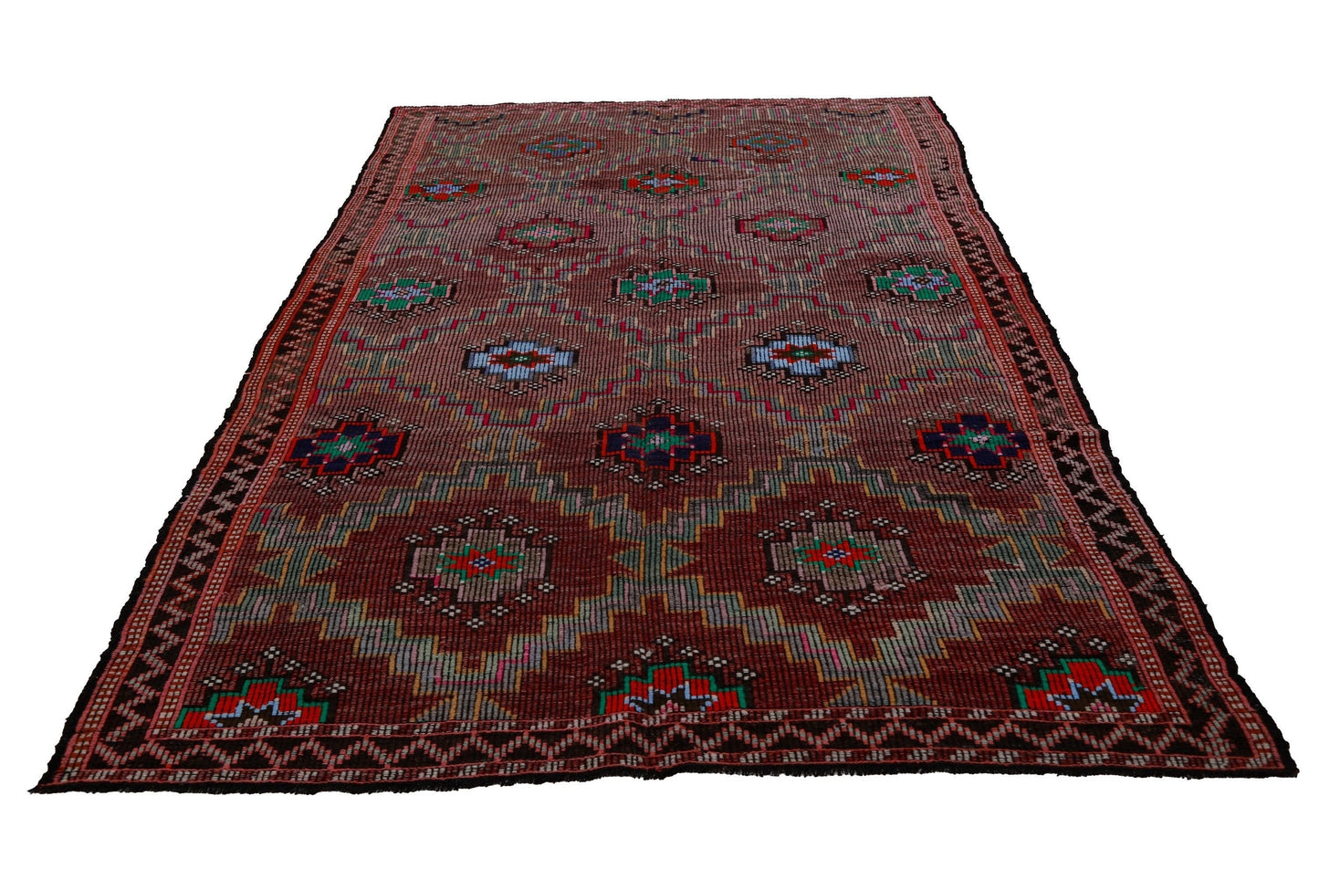 Kilim Rug, Area Kilim Rug, Faded Anatolia Rug, Turkish Vintage Rug, Turkey Rug, Eclectic Rug, Ethnic Rug, Home Decor, Floor Rug, Kilim, 3183