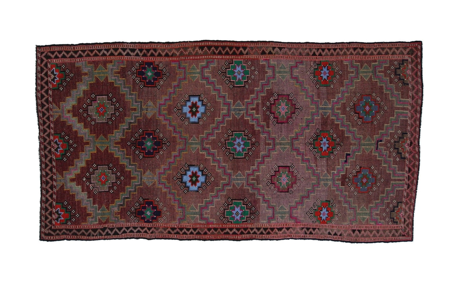 Kilim Rug, Area Kilim Rug, Faded Anatolia Rug, Turkish Vintage Rug, Turkey Rug, Eclectic Rug, Ethnic Rug, Home Decor, Floor Rug, Kilim, 3183