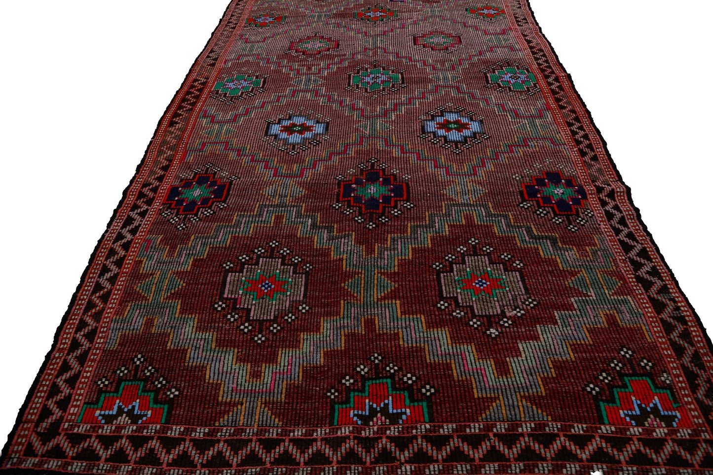Kilim Rug, Area Kilim Rug, Faded Anatolia Rug, Turkish Vintage Rug, Turkey Rug, Eclectic Rug, Ethnic Rug, Home Decor, Floor Rug, Kilim, 3183