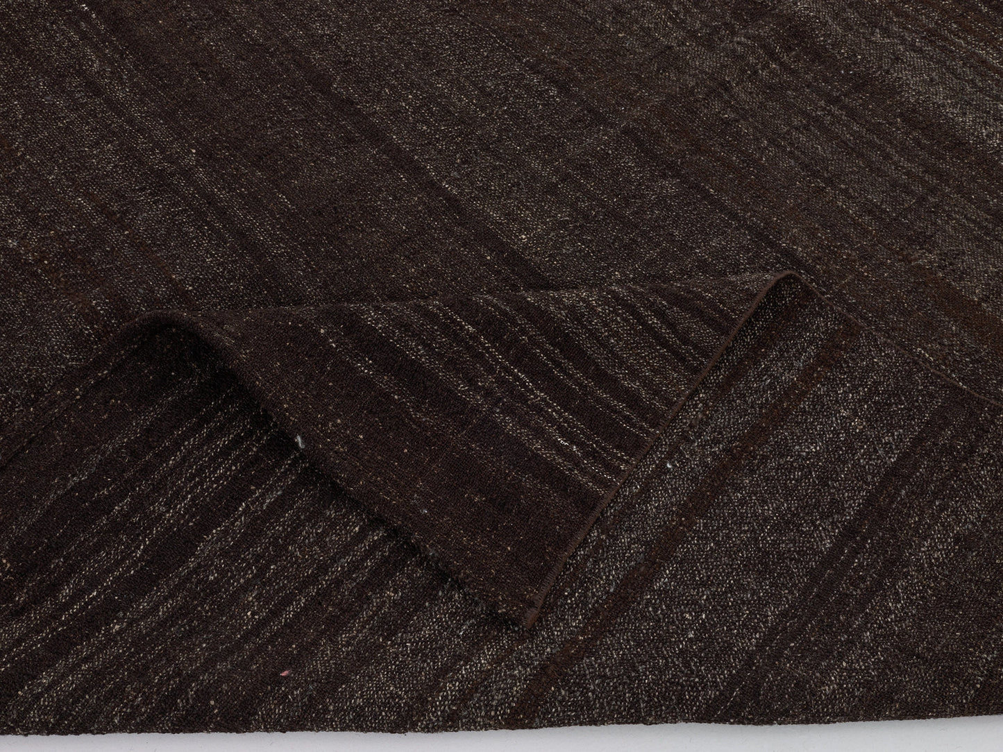 Handmade Kilim Rug, Turkish Vintage Kilim Rug, Area Antique Kilim Rug, Farmhouse Decor, Goat Hair Rug, Black Rug, Rug Kilim 6x10, 11443